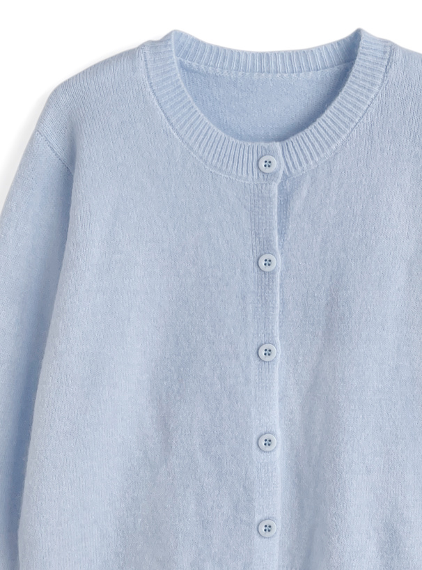 モヘヤタッチニットカーディガン