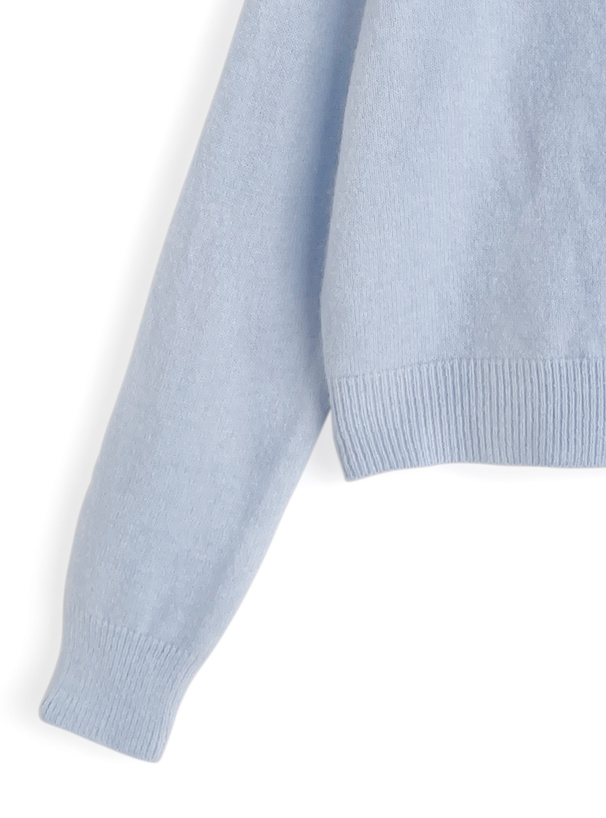 モヘヤタッチニットカーディガン