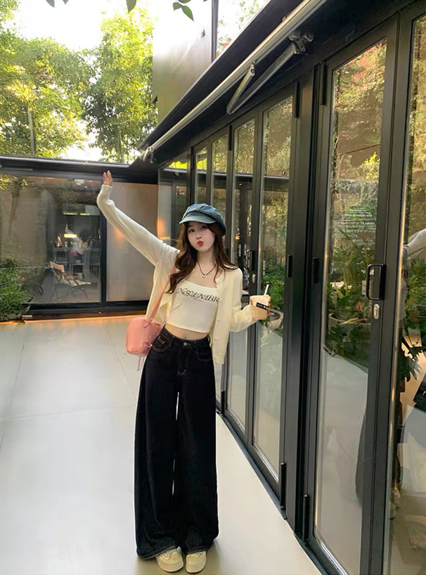 モヘヤタッチニットカーディガン