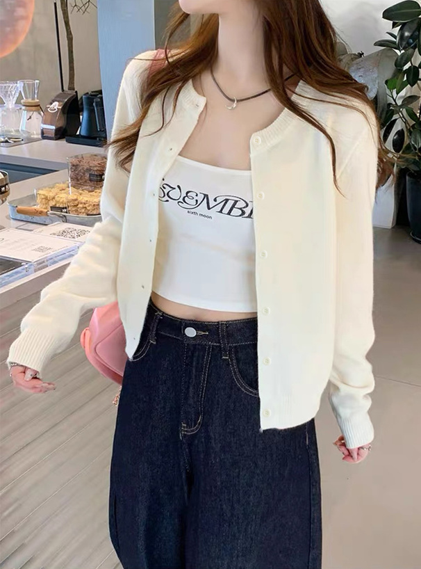 モヘヤタッチニットカーディガン