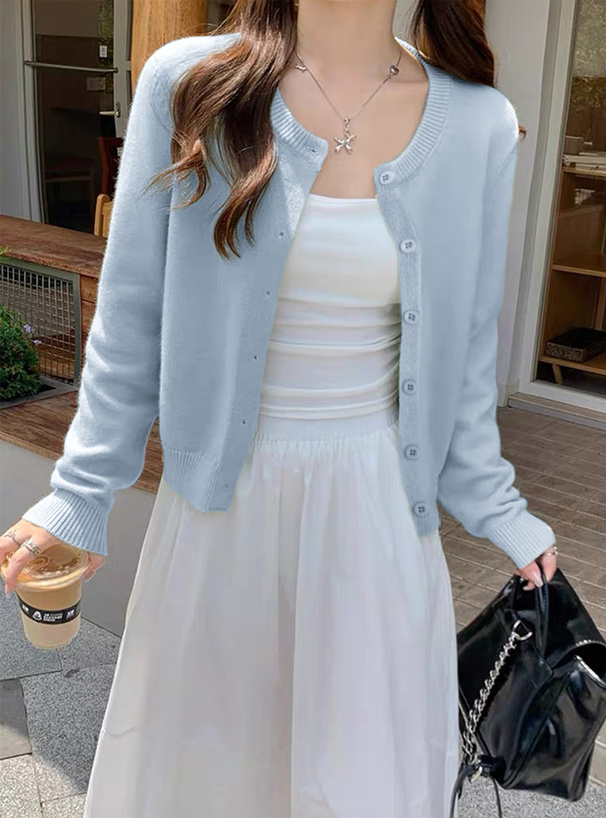 モヘヤタッチニットカーディガン