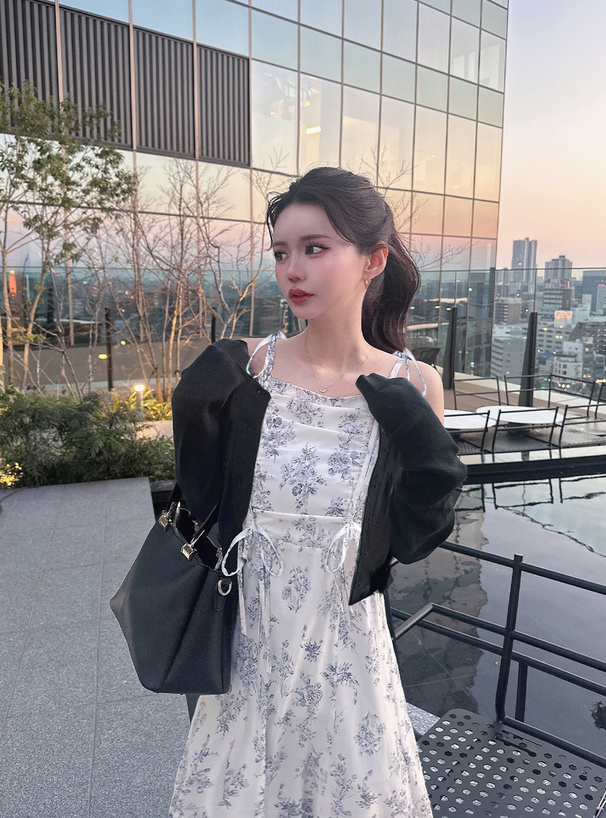 モヘヤタッチニットカーディガン