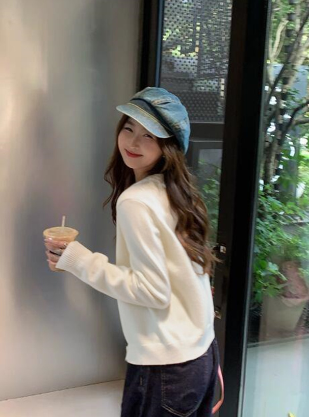 モヘヤタッチニットカーディガン