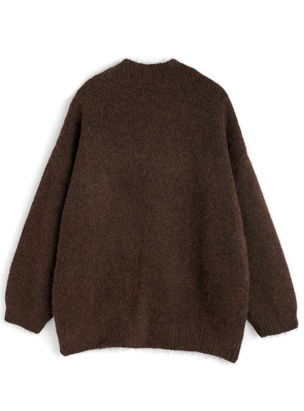 Vネックニットカーディガン