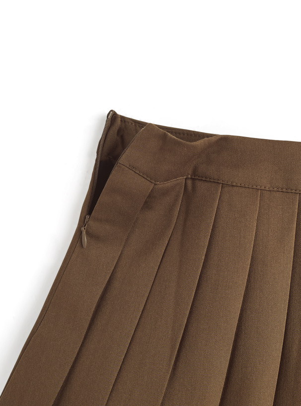 インパン付きプリーツミニスカート