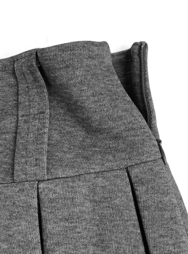 ベルト付きプリーツミニスカートパンツ