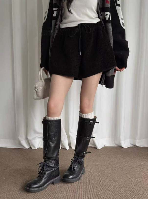 rosymonster ドッキングボアショートパンツ　ブラック Rosy Monster（ロージーモンスター） ドッキングボアショートパンツ