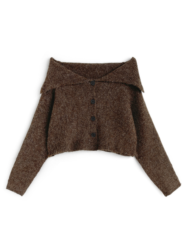 2Wayニットカーディガン