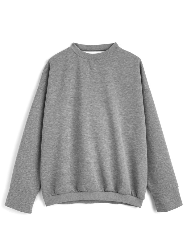 ビッグリボンバックオープントップス×プリーツミニスカートセット