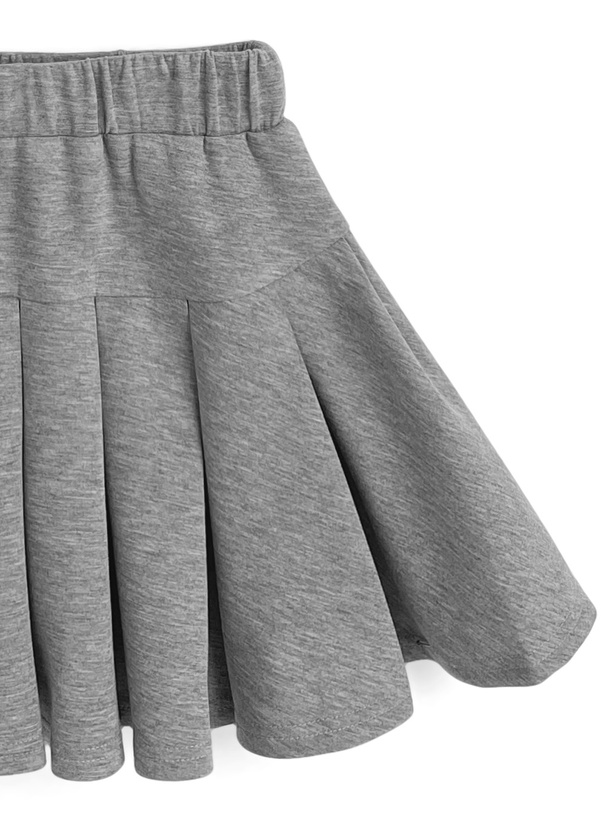 ビッグリボンバックオープントップス×プリーツミニスカートセット