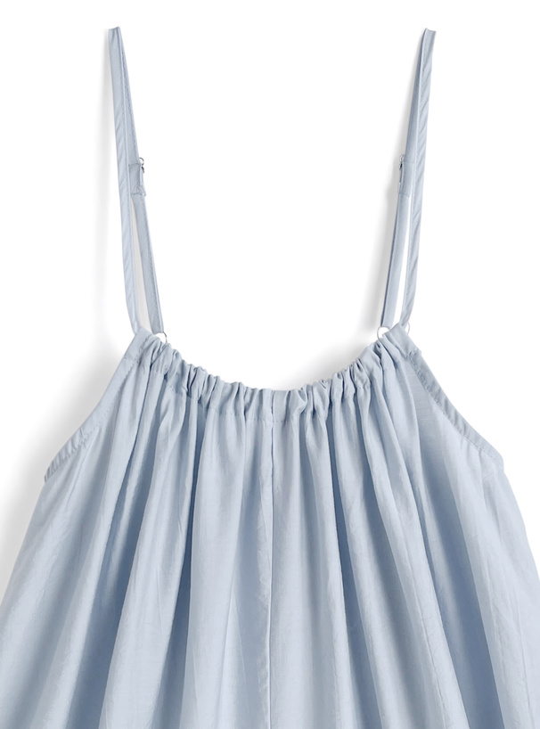 フリルヘムラインキャミソールチュニック