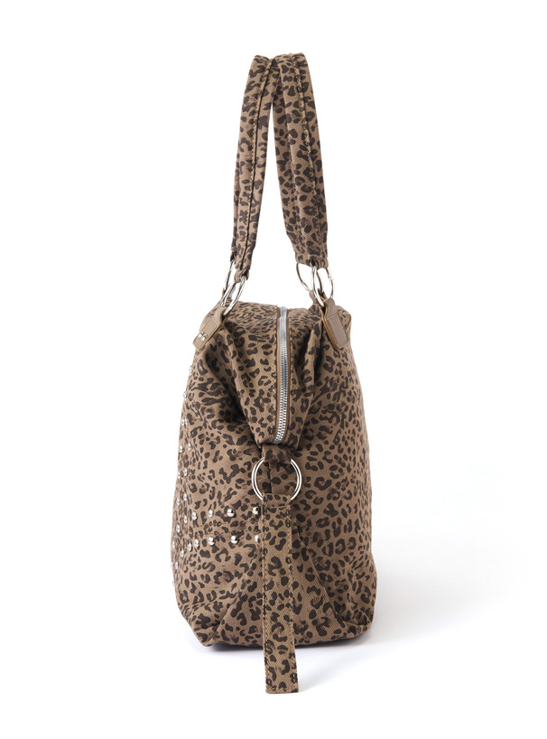 レオパード柄スタッズボストンバッグ[at2671] | レディース