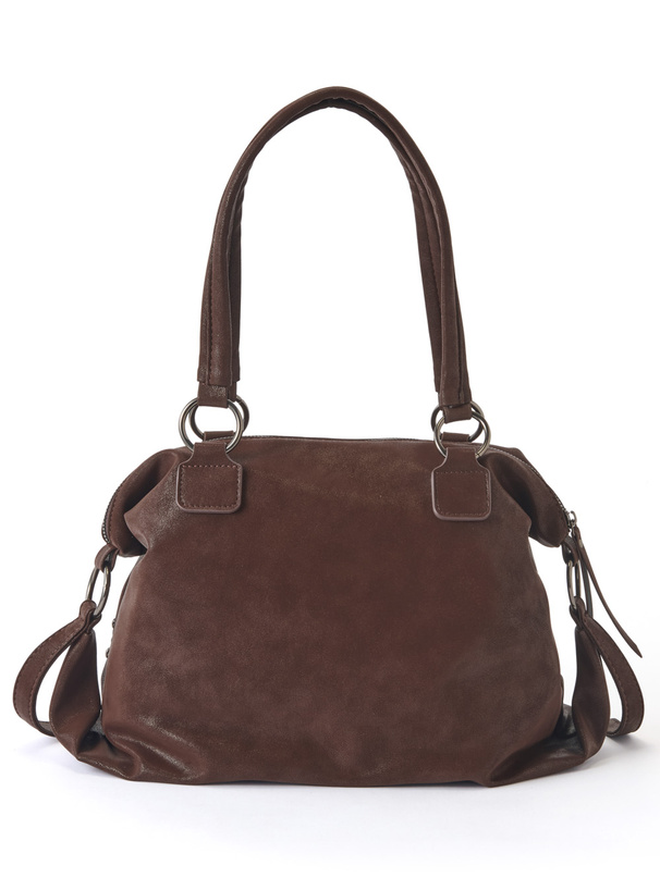 スタッズレザーボストンバッグ