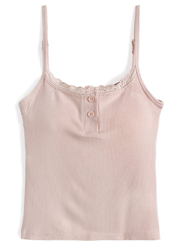カップ付きレースキャミソール