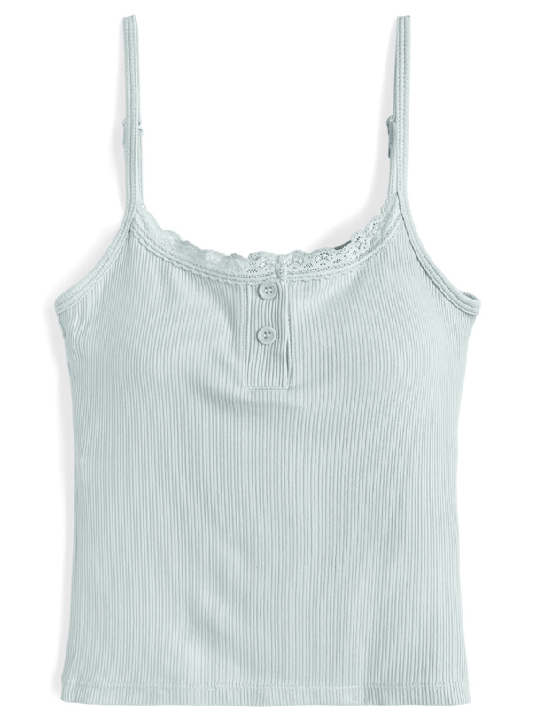 カップ付きレースキャミソール