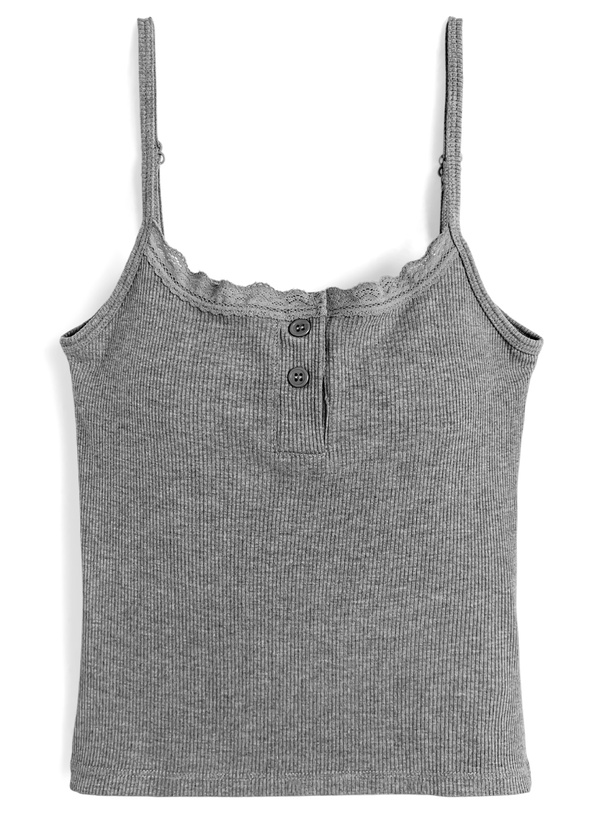 カップ付きレースキャミソール