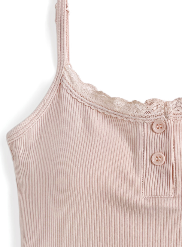 カップ付きレースキャミソール