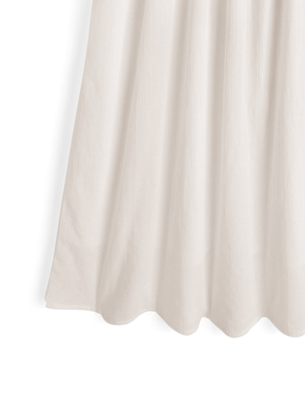 ウエストフリルキャミソールロングワンピース