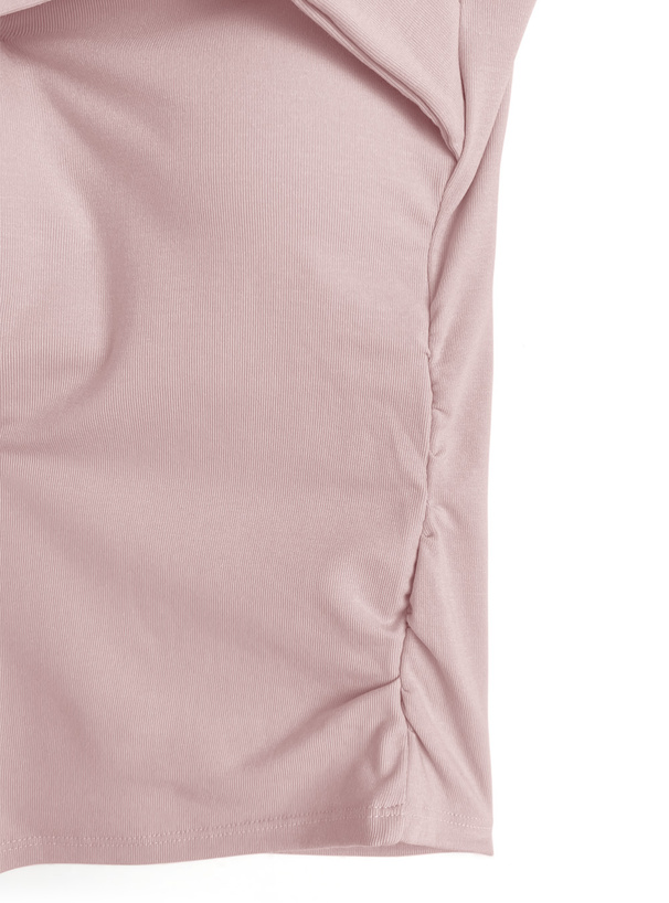 カップ付きツイストワンショルダーキャミソール