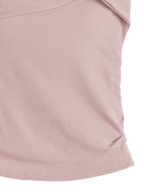 カップ付きツイストワンショルダーキャミソール