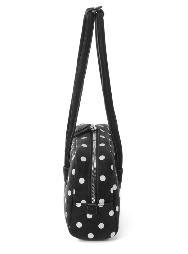 ドット柄ボストンバッグ