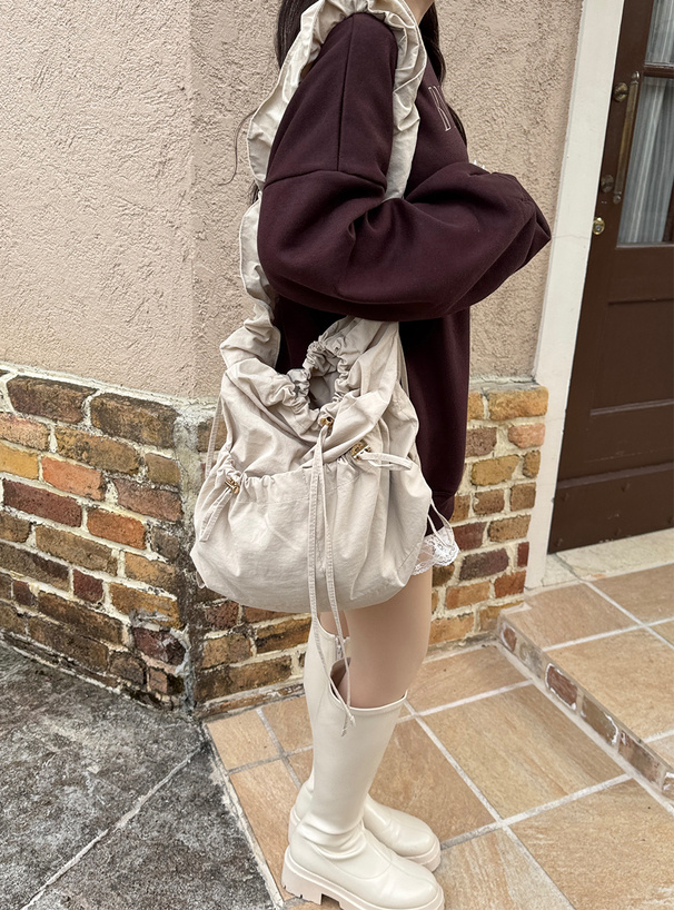ドロストフリルショルダーバッグ
