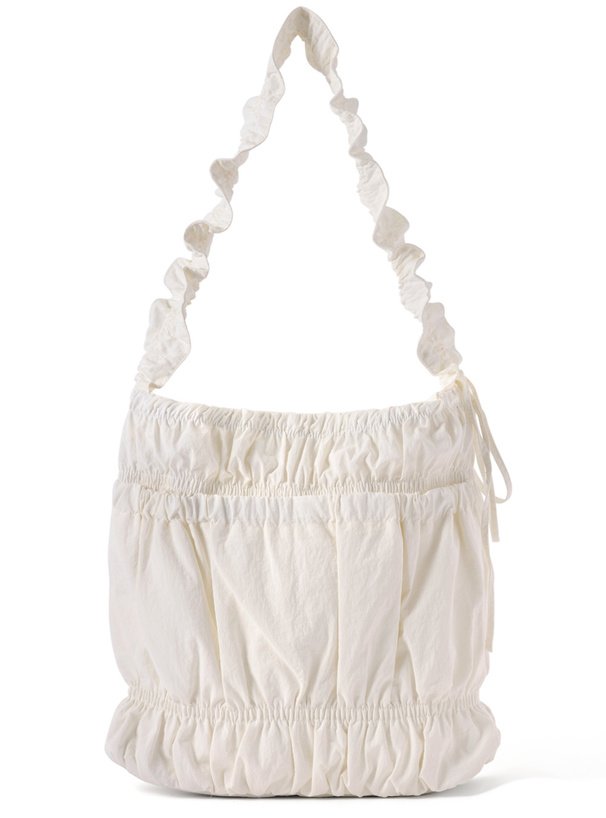 ダブルポケットギャザーショルダーバッグ