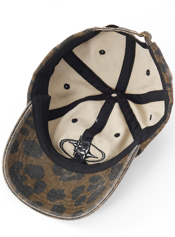 レオパード柄ピグメントロゴ刺繍キャップ[bl167] | レディース