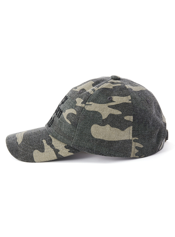 カモフラージュ柄ピグメントロゴ刺繍キャップ[bl168] | レディース