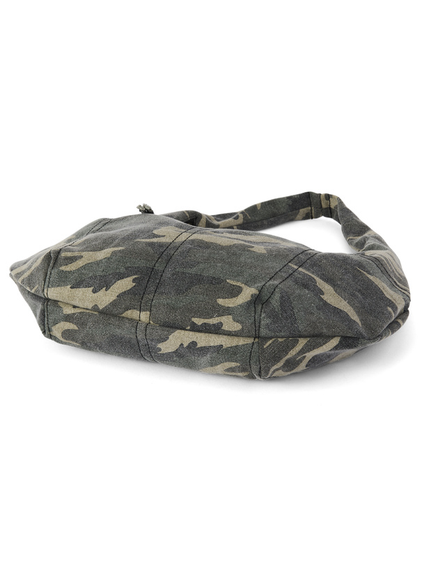 カモフラージュ柄ピグメントハンドバッグ