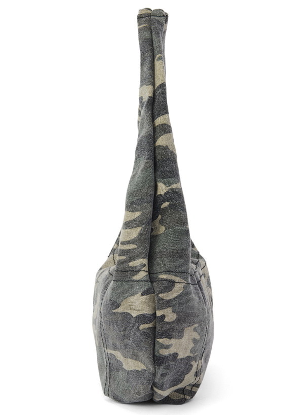 カモフラージュ柄ピグメントハンドバッグ