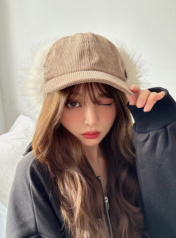 コーデュロイフライトキャップ[bl172] | レディースファッション通販の