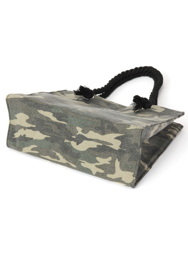 カモフラージュ柄スクエアトートバッグ[bl175] | レディース