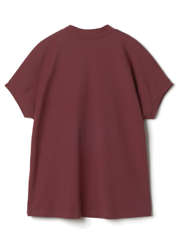 モックネックTシャツ