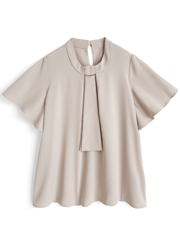 ボウタイゴールドバーブラウス