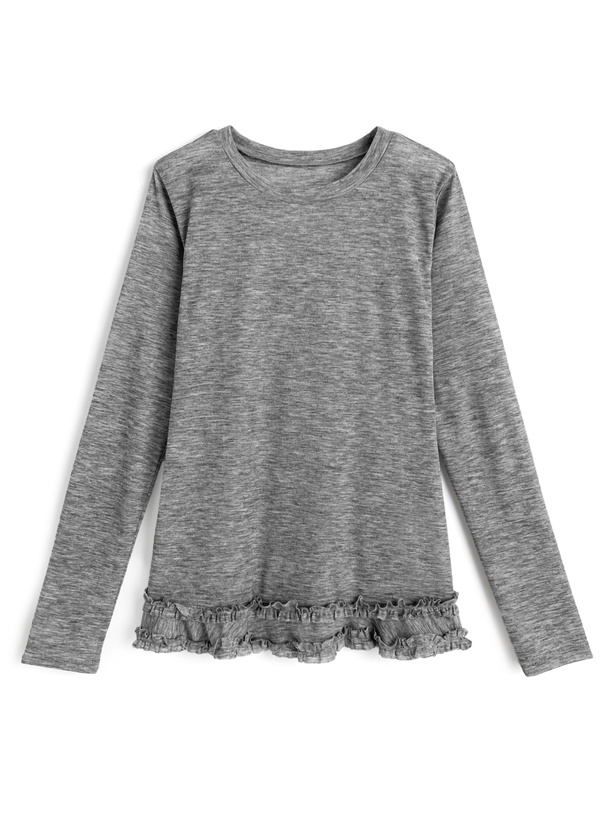 キャミソールxトップスフリルアンサンブル