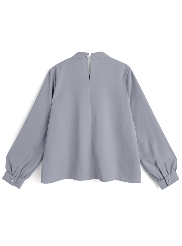パールボウタイブラウス