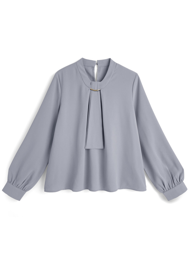 ボウタイゴールドバーブラウス