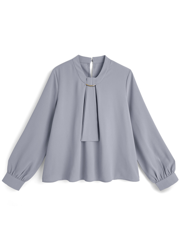 ボウタイゴールドバーブラウス