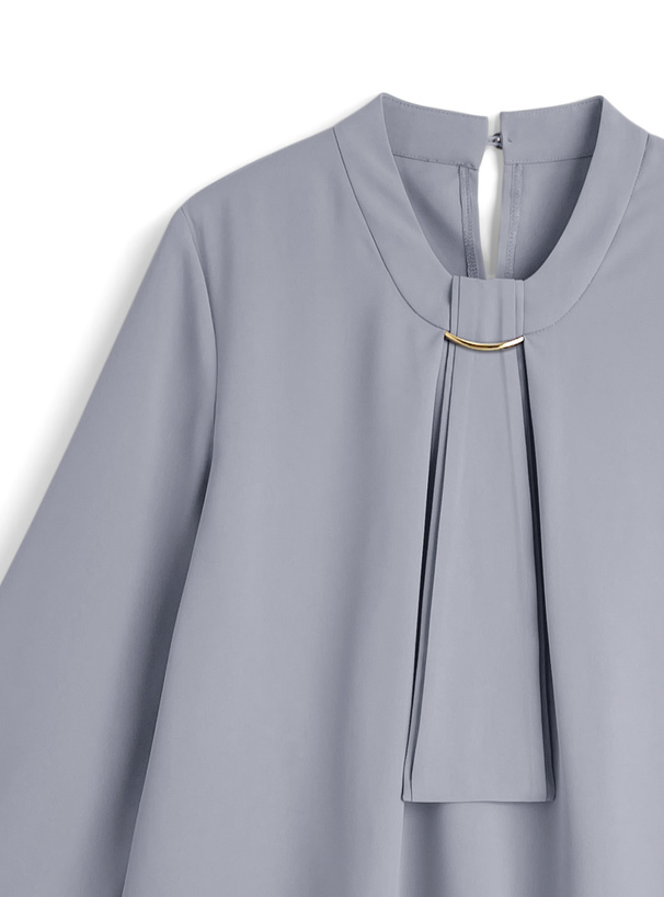 ボウタイゴールドバーブラウス