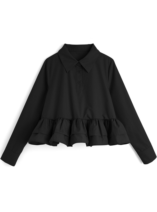 ティアードフリルトップス