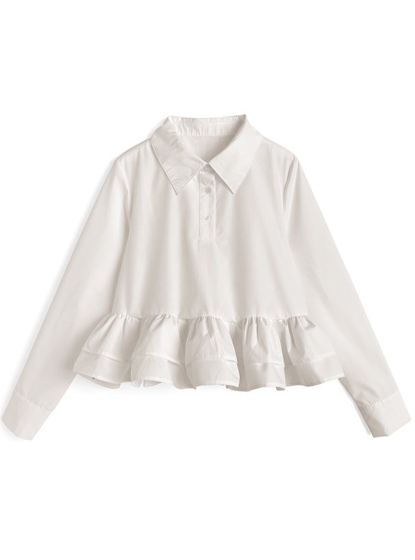 ティアードフリルトップス