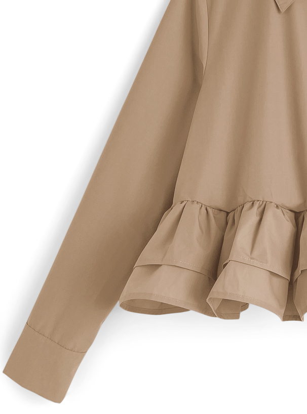 ティアードフリルトップス