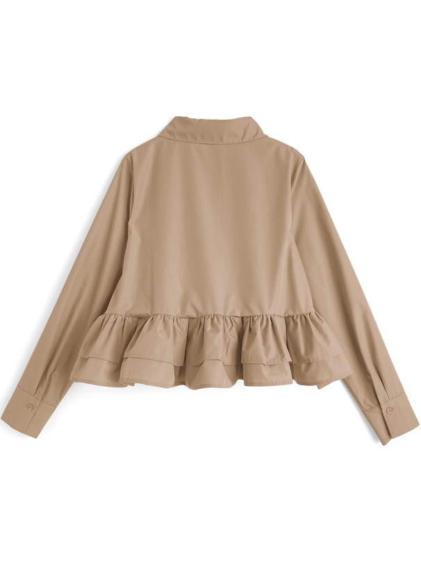 ティアードフリルトップス