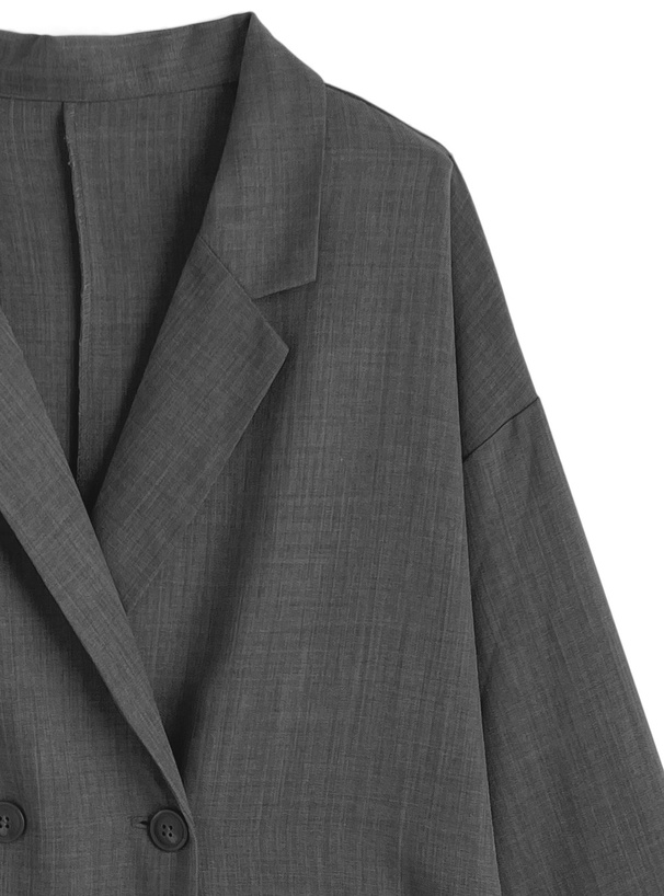 テーラードジャケット×ワイドパンツセットアップ