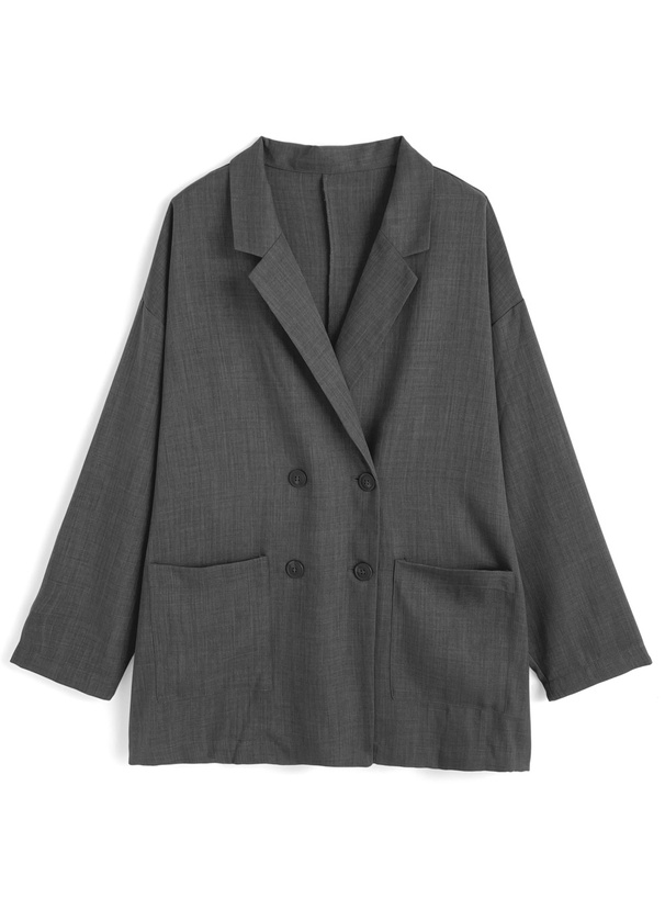 テーラードジャケット×ワイドパンツセットアップ