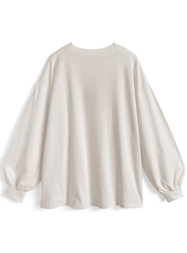 ラビット刺繍ロンT