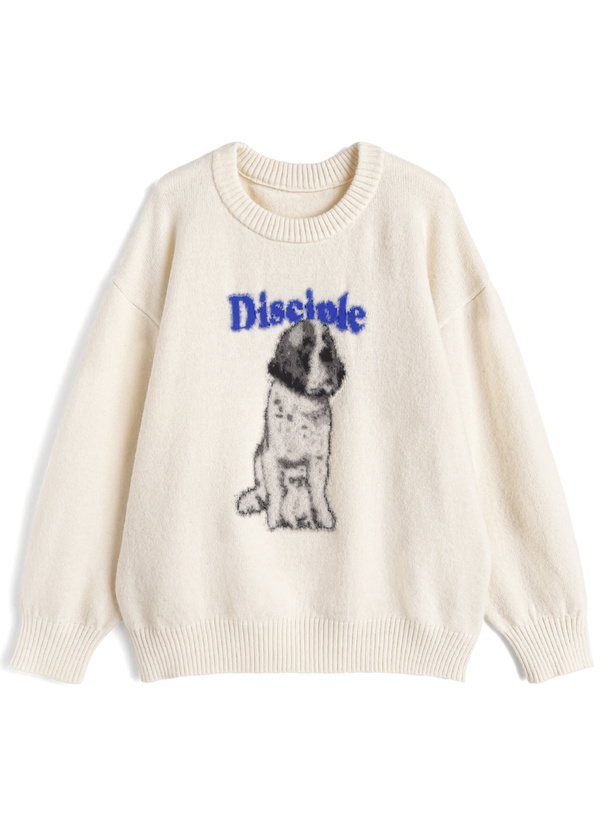 ドッグジャガードニットトップス[cc131] | レディースファッション通販