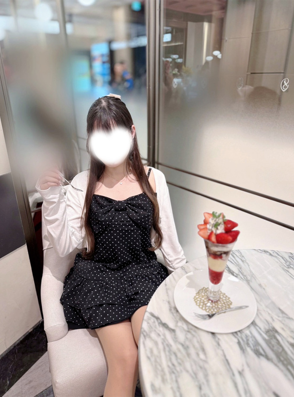 ドット柄ビッグリボンキャミソールワンピース