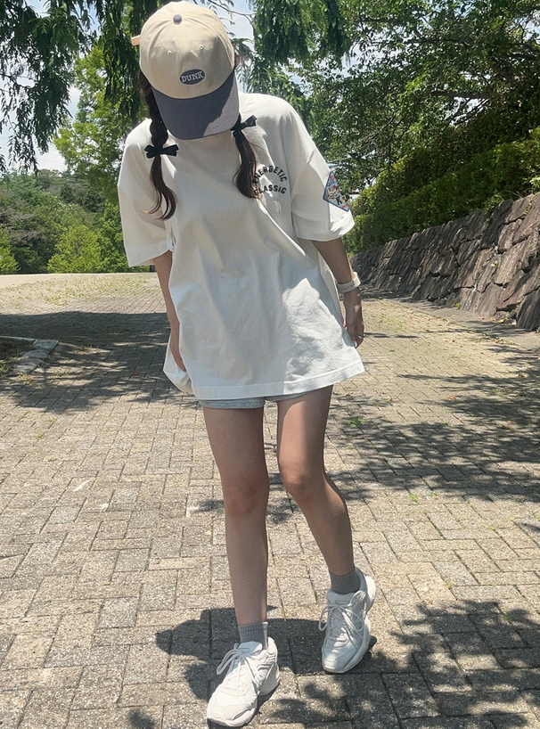 ワッペン刺繍ビッグTシャツ